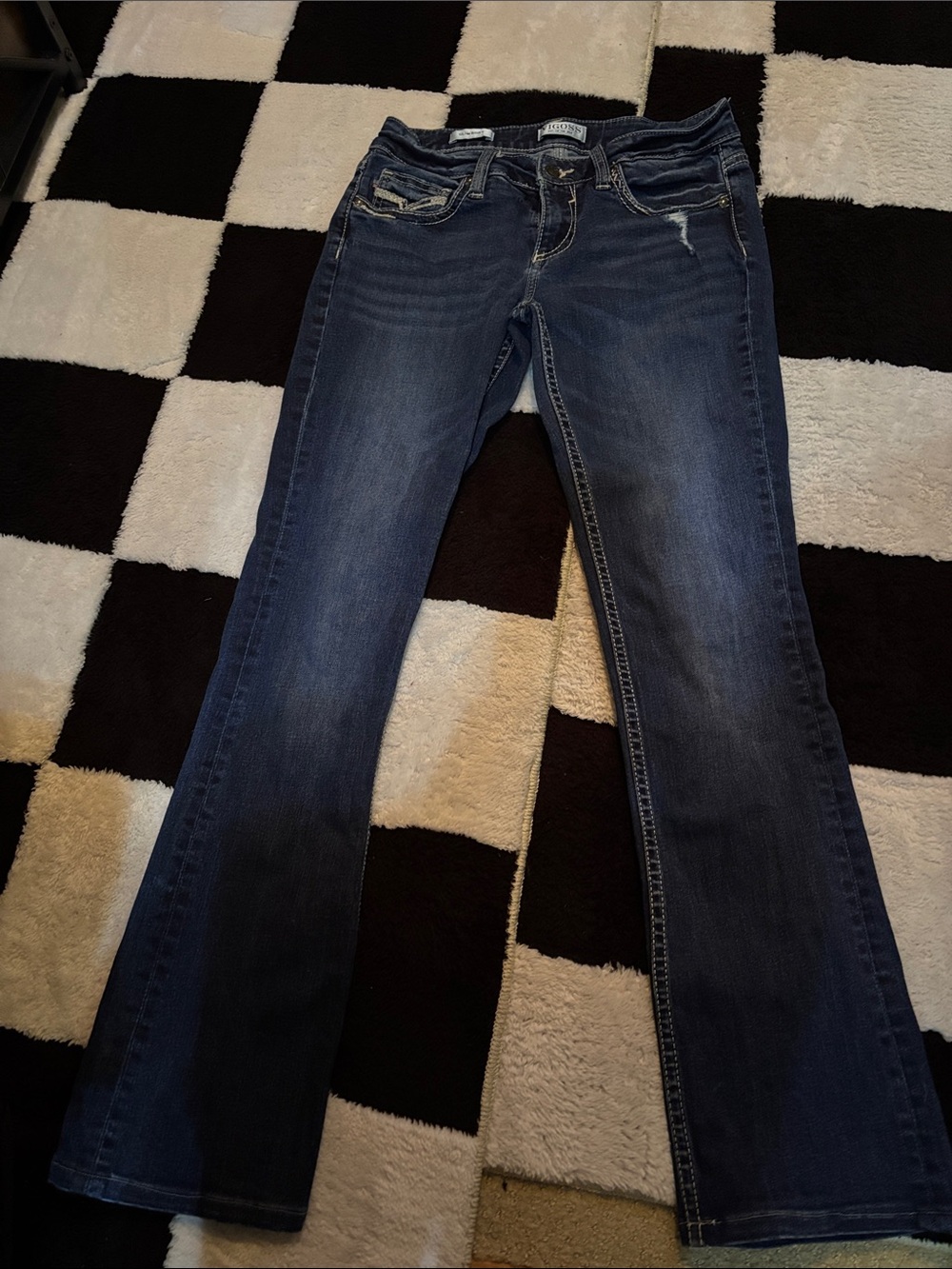 Vigoss Dark Blue slim boot Jeans